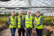Andrew Griffith MP visited Greenwood Plants nursey 